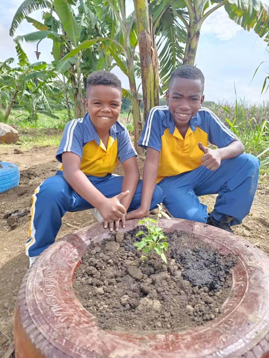 Veolia participó en jornada de embellecimiento en la Institución Educativa Oficial Llano Verde