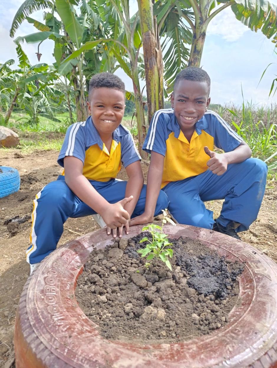 Veolia participó en jornada de embellecimiento en la Institución Educativa Oficial Llano Verde